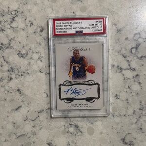 Panini Men Other Kobe Bryant Autograph Card - White, Blue, Black